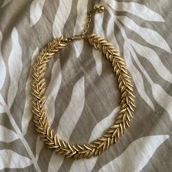 Gold Statement Necklace 