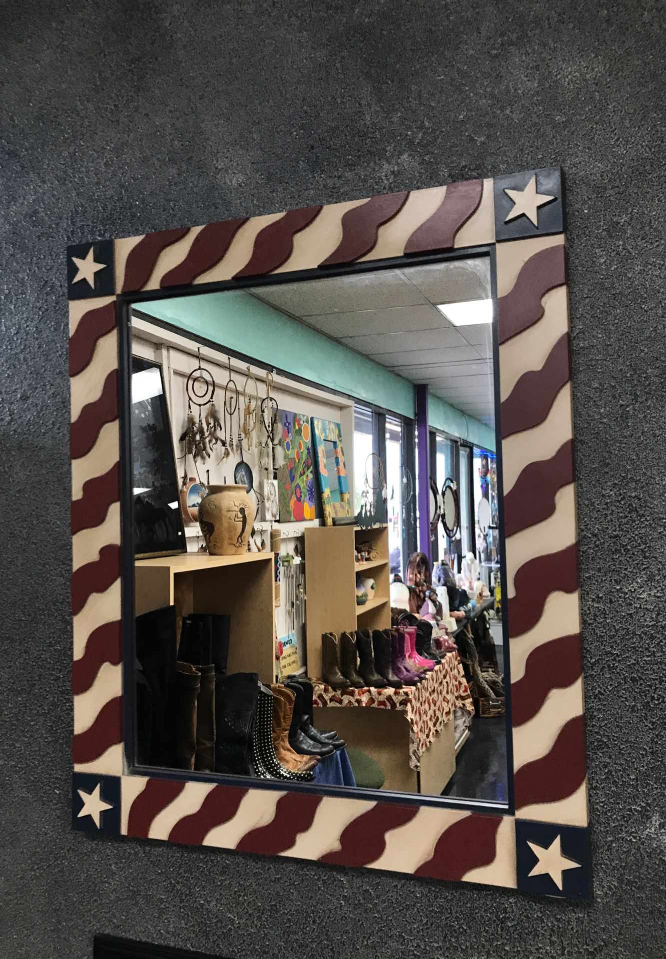 American Flag Mirror
