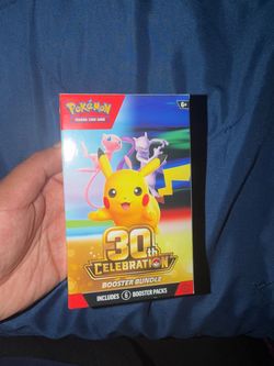 Pokémon TCG 30th Celebration Booster Bundle Box 2026 (6 Booster Packs)