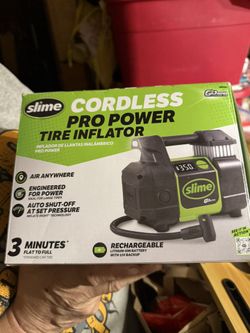 Slime Pro Power Cordless tire inflator