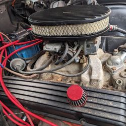 350 Chevy Engine (Running with transmission)