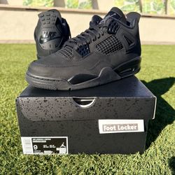Nike Air Jordan 4 Retro Black Cat (2025) NEW/RECEIPT SIZE: 9  SOLD OUT EVERY WHERE! $350 FIRM ONLY!