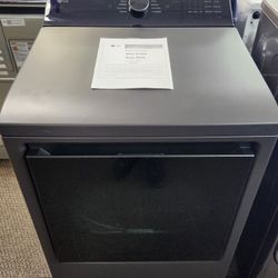 7.3 cu. ft. Vented SMART Electric Dryer in
Matte Black with Easy Load Door and
Sensor Dry Technology