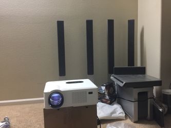 Hd projector complete home theater set excellent working condition