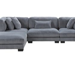 Modular Corduroy, Sectional Sofa
