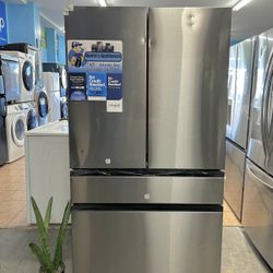Samsung Bespoke 29 Cu Ft 4-door French Door Refrigerator With Beverage Center