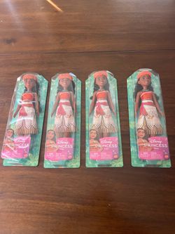 Title: Brand New Disney Princess Moana Fashion Dolls (Mattel) - $7 Each or $20 All 4