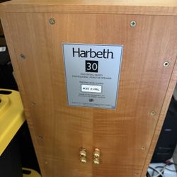 Harbeth 30 monitor Speakers 