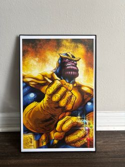 Thanos Marvel Comic Art
