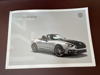 FIAT 124 SPIDER 42 PAGE BROCHURE