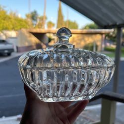 Vintage Glass Candy Dish 