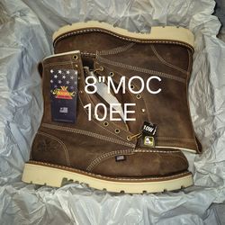 THOROGOOD 💯 LEATHER 8"MOC LACE UP BOOTS