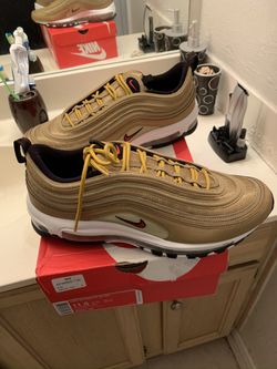 Nike Air Max 97 “Metallic Gold” Size 11.5(TRADES)