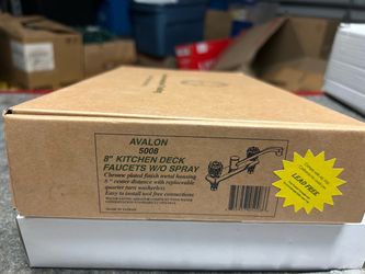 Avalon 5008 8" Kitchen Deck Faucet Without Spray