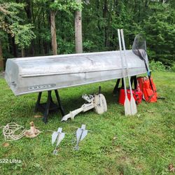 12 Foot V Hull Aluminum Boat 🚢