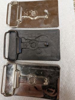 Three (3) Chambers Belt Buckles