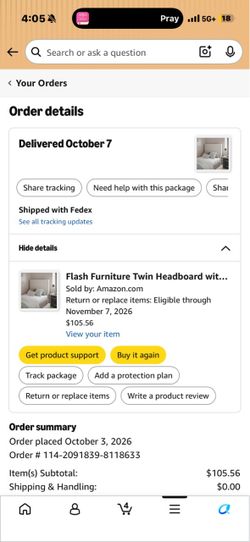 Flash Furniture Twin Headboard with Power Outlets, Beige