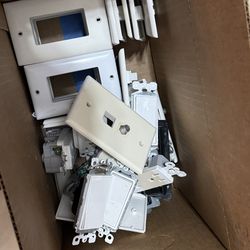 switches and outlets and wall plate