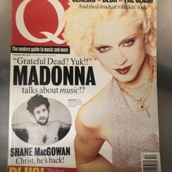 December 1994 Madonna Talks About Music Qmagazine