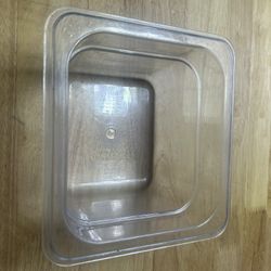 Welshine 1/6 Size 1.5 Qt Clear Polycarbonate Food Pan 4” Deep NSF 