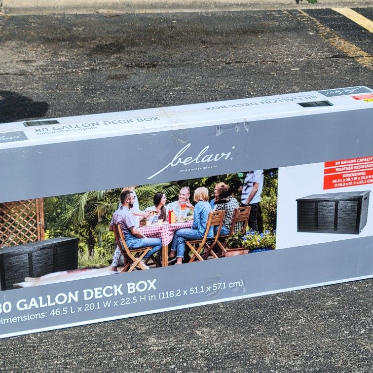 Belair 80 Gallon Deck Storage Box - New