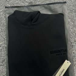 Xs  Essential Hoodie Black With Tags