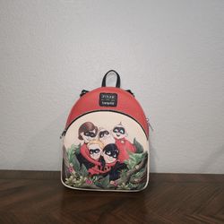 Loungefly Pixar The Incredibles Mini Backpack – New w/ Tags