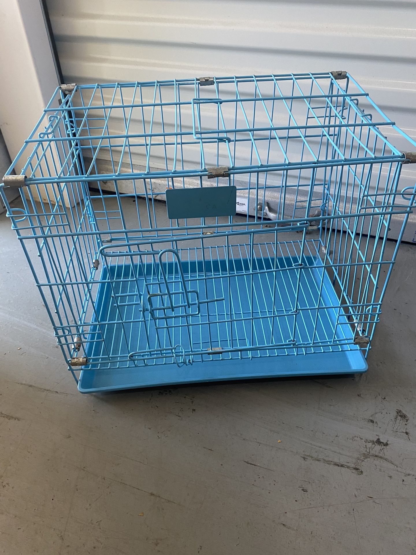 Small Teal Crate