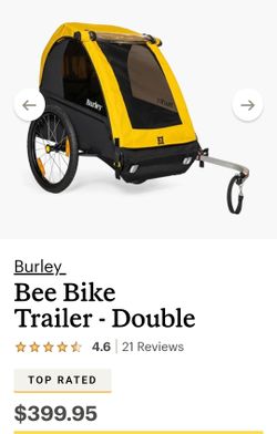 Burley bike trailer