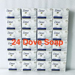 Keep It Clean! Lot Of 24 New Dove Original Beauty Bar With Deep Moisture, 4.75 oz Each