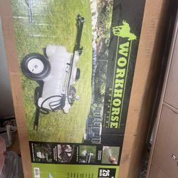 Workhorse 25 Gallon Two Nozzle Pull Behind Sprayer