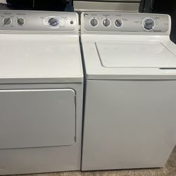 Ge Washer And Dryer Set Works Great 