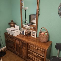 Dresser And Mirror