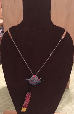 Betsey Johnson Snail Necklace/Pin.