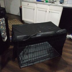Dog Kennel With 4 Sided Cover