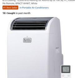 Black And Decker 14,000 BTU Portable AC unit