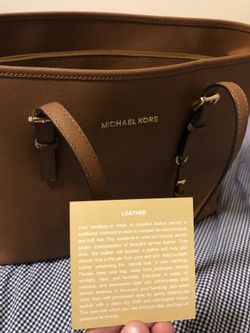Michael Kors brown leather bag -New-