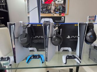 Ps5 digital con su control y hestset turtle beach WIRELESS