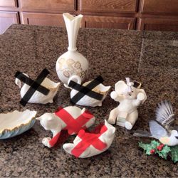 Lenox Vase , Dishes , and Figurines … $10 Each