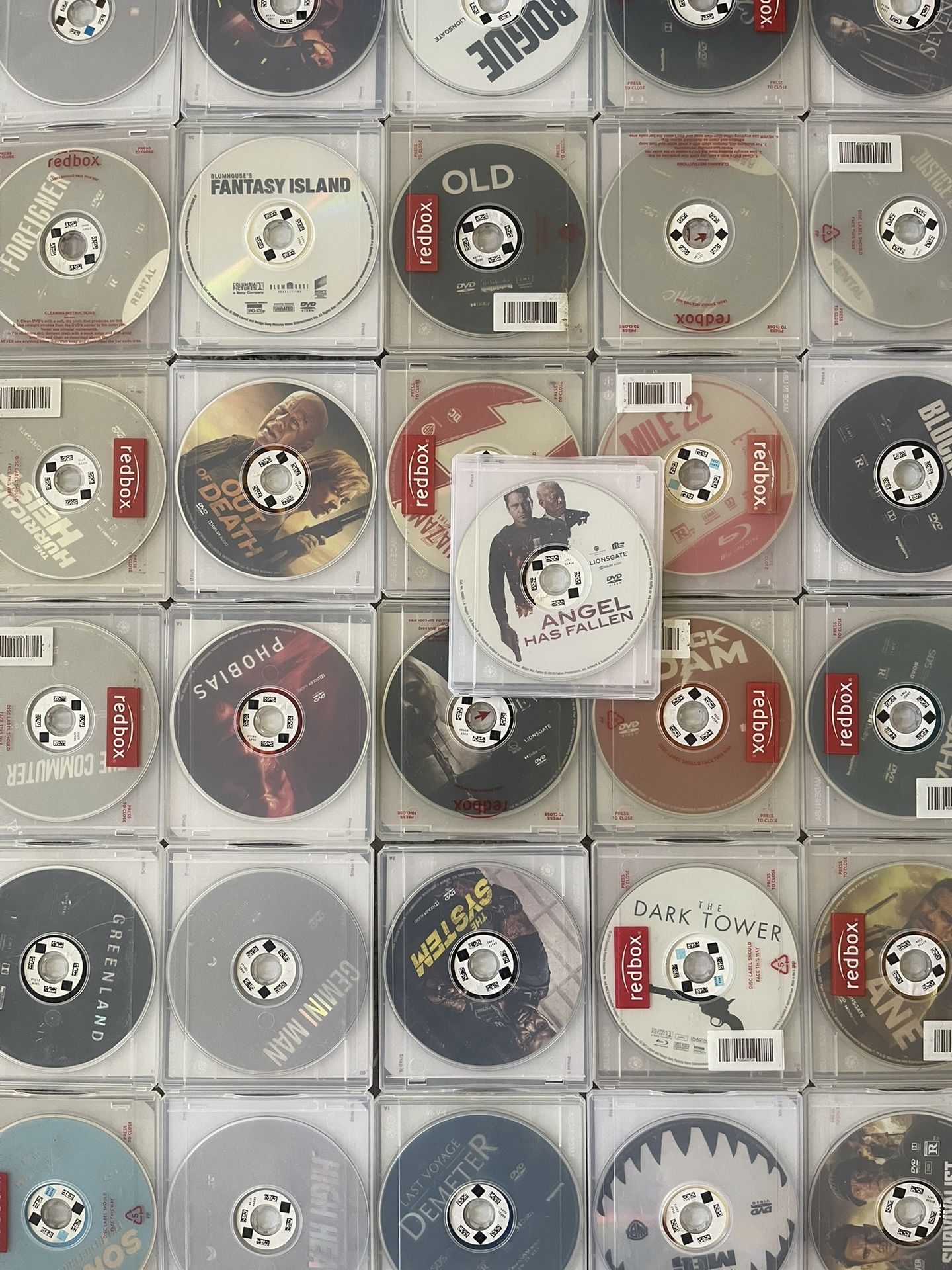 Redbox Dvd Movies Lot