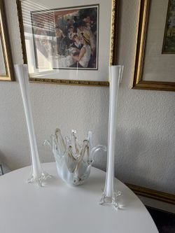 Beautiful Glass Art Decor Murano Style 