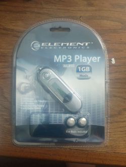 Element Electronics mp3 player 1GB (check the disc)