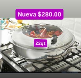 Super Especial $280.00 Nueva Caserola 22qt De La Vida Sana 5 Capas De Acero Inoxidable Cosina Sin  Aceite Comidas Preferidas Princess House Ventas fin