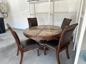 Table and chair