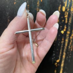 14k CROSS CHARM 