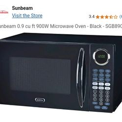 Sunbeam 900w Microwave 