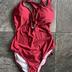 Beautiful One Piece Cupshe Red Bikini Size Medium M BRAND NEW