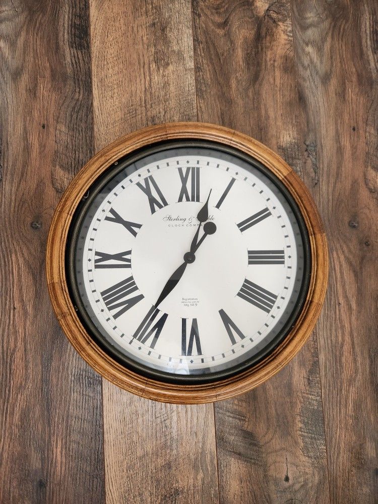 Vintage Wood Clock