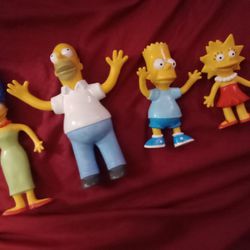 6 Inch Tall Simpsons Family