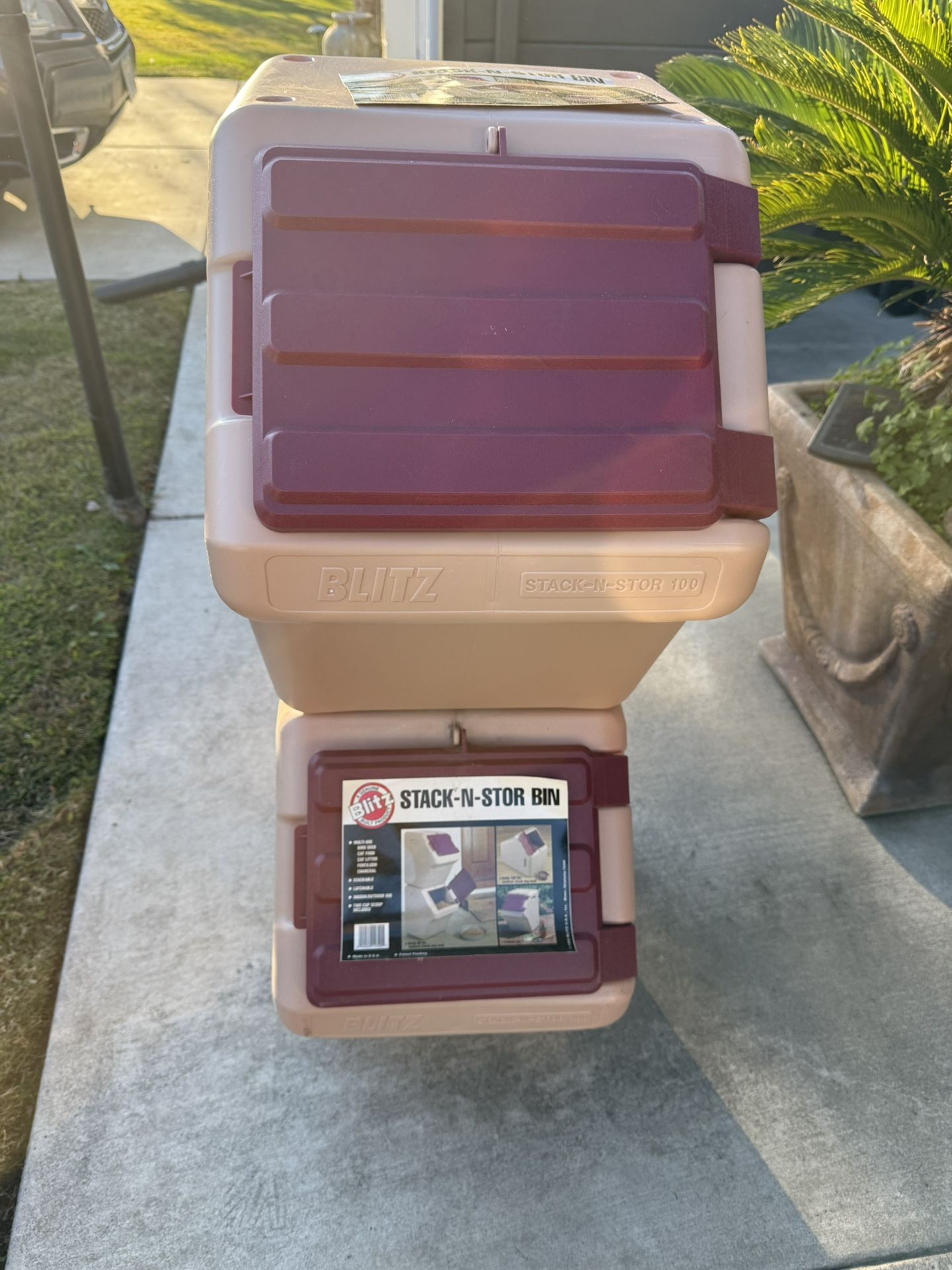 Blitz Stack-N-Stor Bin 40 Dollars Each